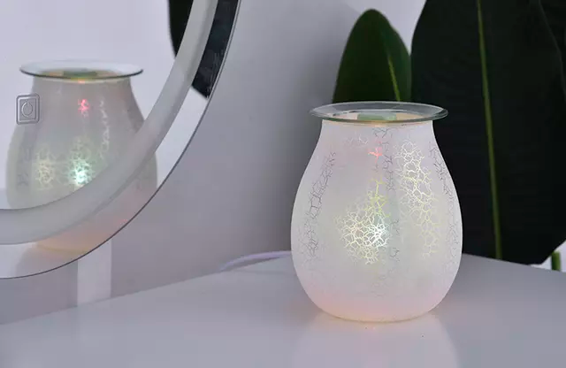 Dim Light Crack Texture Electric US Wax Warmer / Oil Burner