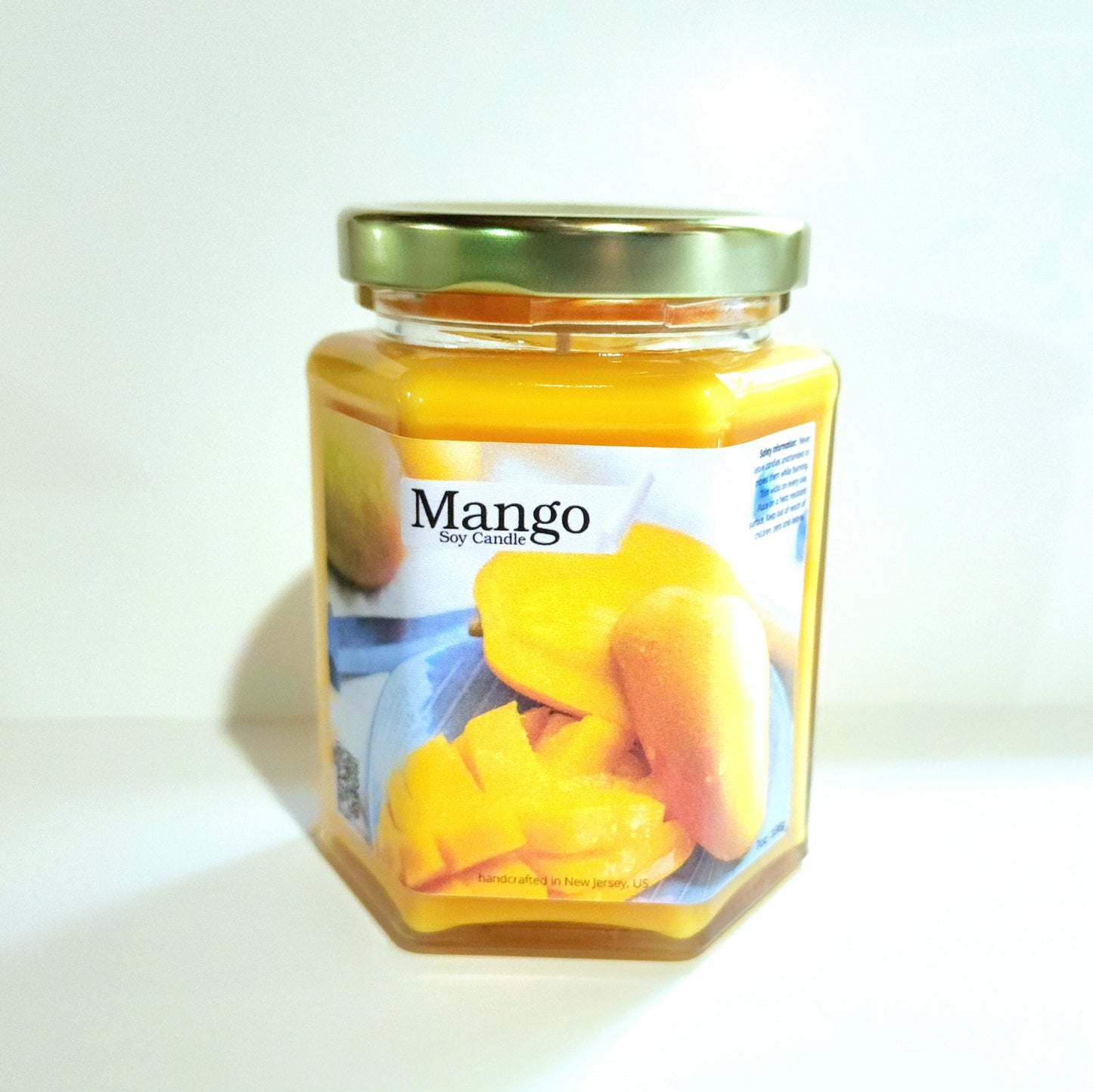 Mango Soy Candle | Large Hex Jar