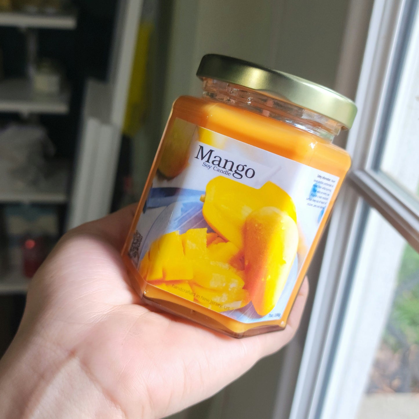 Mango Soy Candle | Large Hex Jar