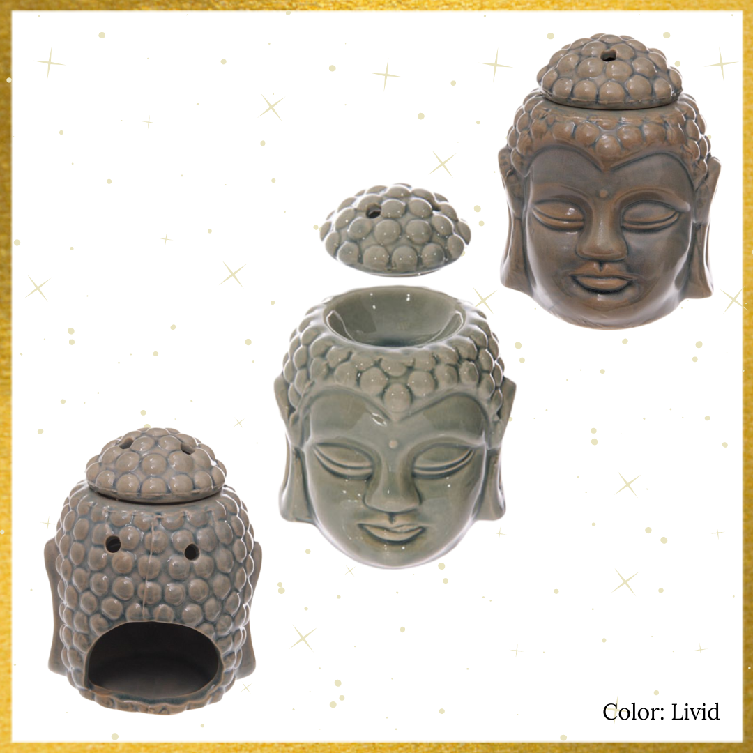 Thai Buddha Head (Glazed) Oil Burner