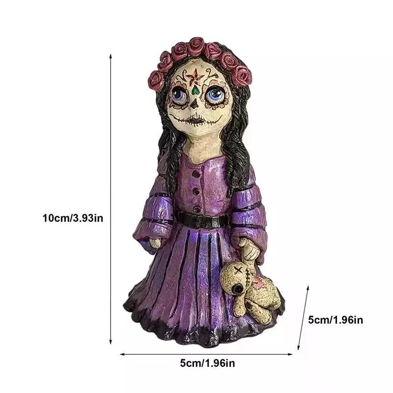 Girl with Doll Cone Incense Burner