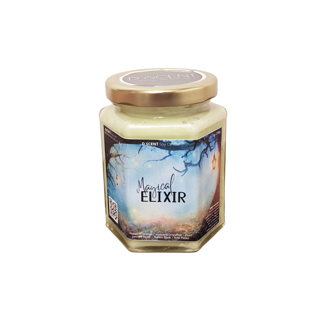 Magical ELIXIR Soy Candle | Large Hex Jar