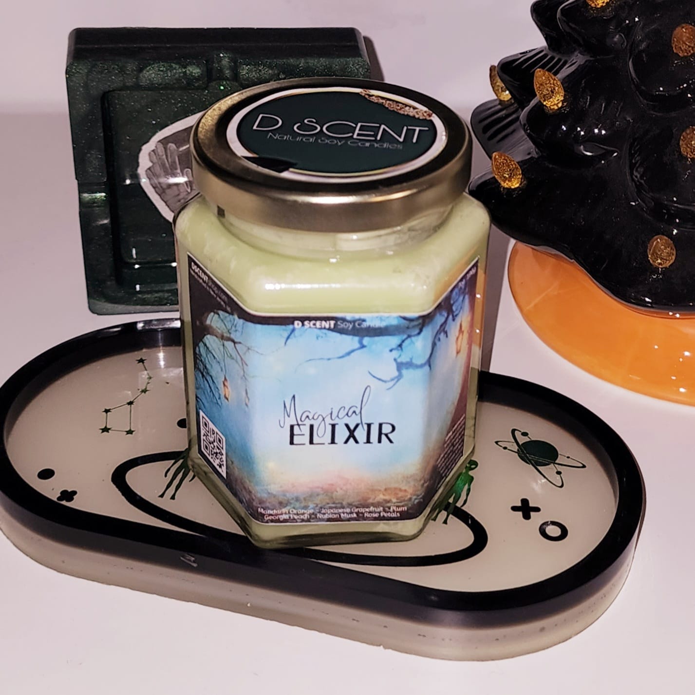 Magical ELIXIR Soy Candle | Large Hex Jar