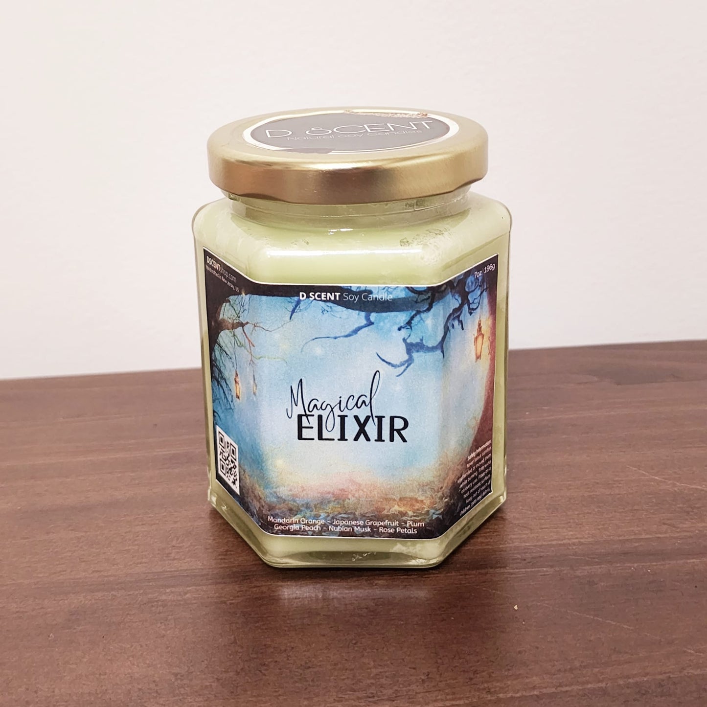 Magical ELIXIR Soy Candle | Large Hex Jar