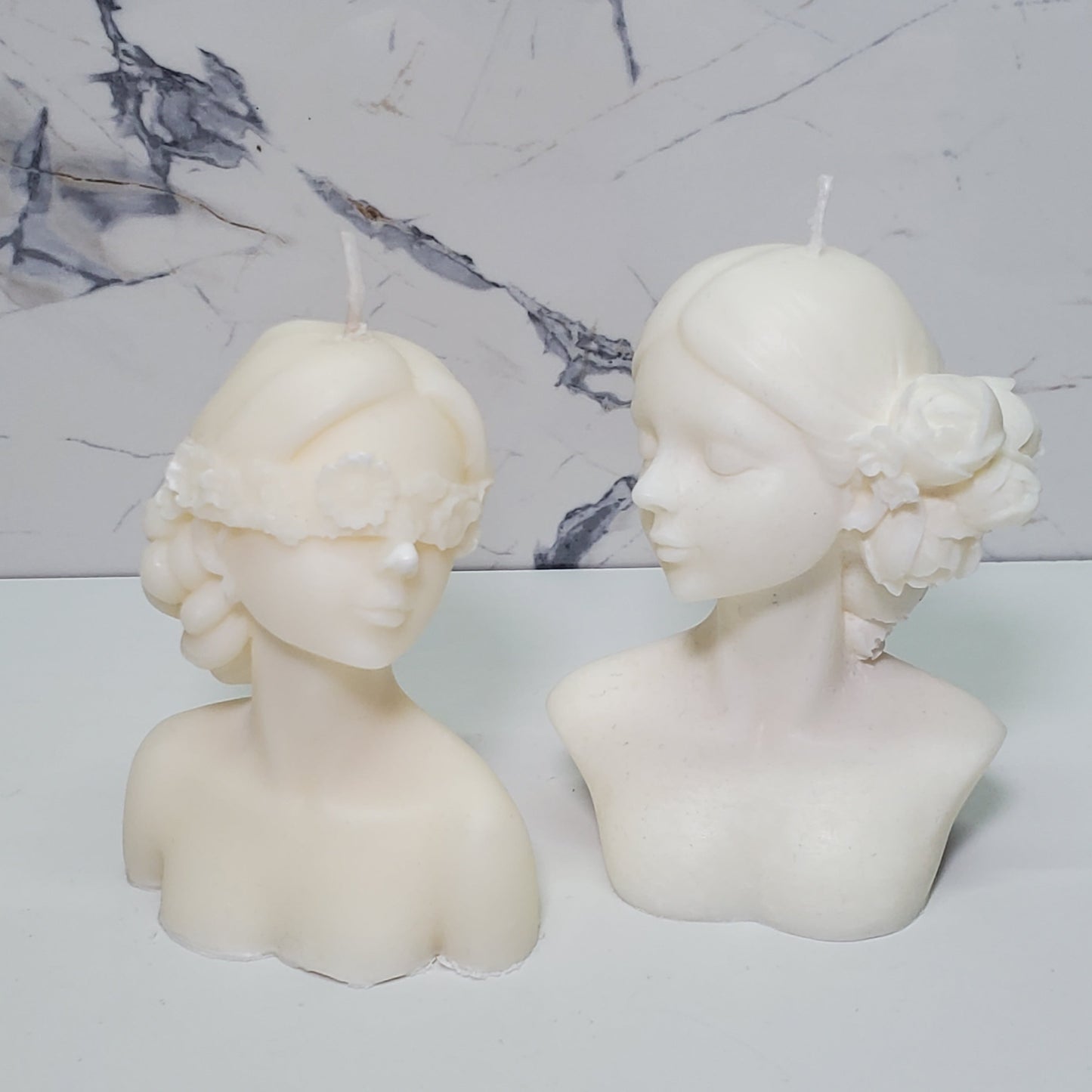 Pilar Soy Wax CANDLE | unSCENTed | Decorative Figures