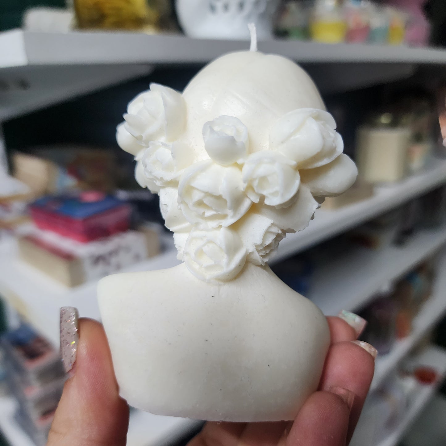 Pilar Soy Wax CANDLE | unSCENTed | Decorative Figures