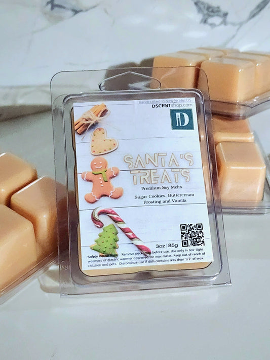 Santa's Treats Soy Wax Melts | Clamshell