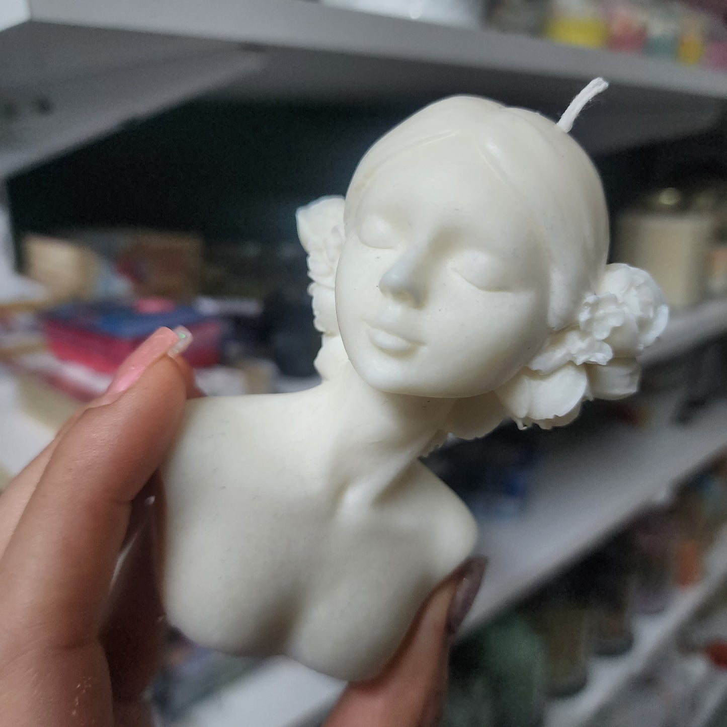 Pilar Soy Wax CANDLE | unSCENTed | Decorative Figures