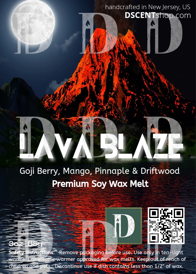 Lava Blaze Soy Wax Melts | Clamshell | Case of 24