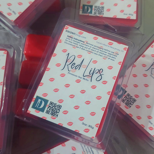 Red Lips Soy Wax Melts | Clamshell