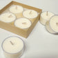 unSCENTed Soy Tealight | Set of 4