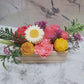 Bright Colors Flower Candles Arrangement | Premium Soy Wax | Handcrafted Floral Candle Centerpiece | Wedding | Home Decor - D SCENT 