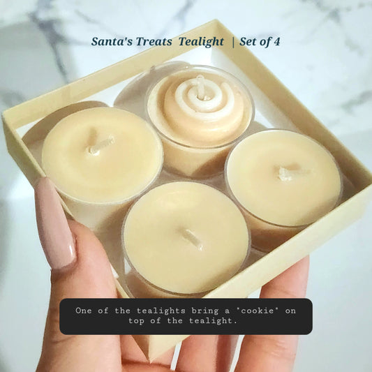 Santa's Treats Soy Tealight | Set of 4