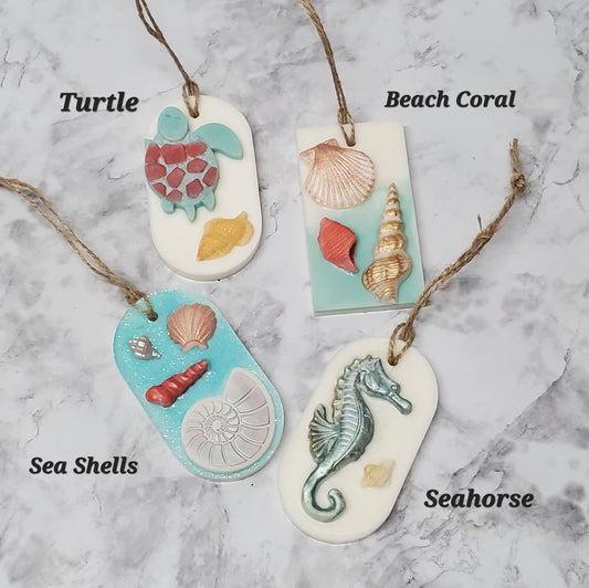 Sea Wax Sachets | SCENT Ornament | Soy Wax