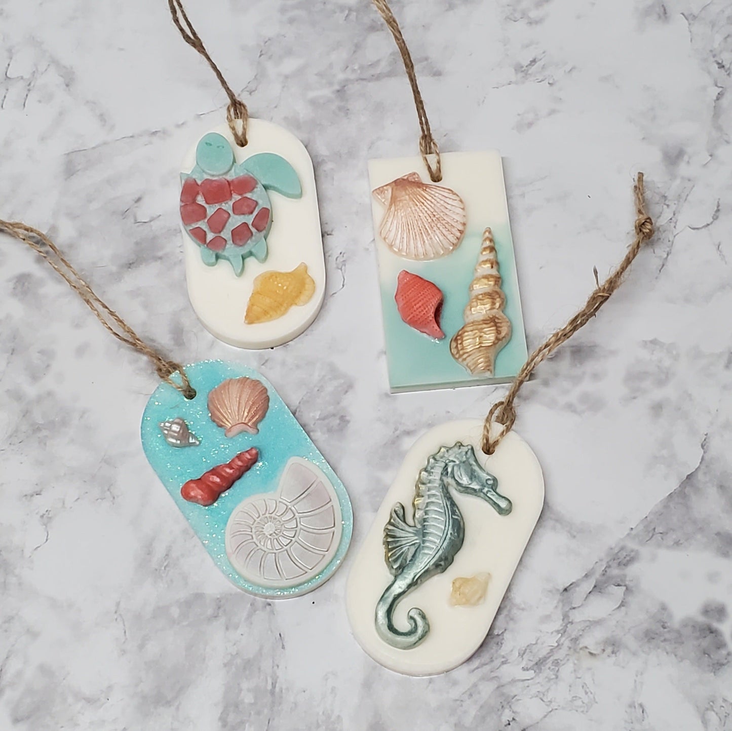 Sea Wax Sachets | SCENT Ornament | Soy Wax