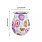 White Glass Pottery Flower Electric US Wax Warmer / Oil Burner