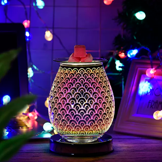 Colorful Arcs 3D Touch Electric US Wax Warmer / Oil Burner