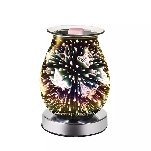 Butterflies & Stars 3D Touch Electric US Wax Warmer / Oil Burner