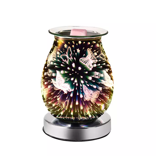 Butterflies & Stars 3D Touch Electric US Wax Warmer / Oil Burner