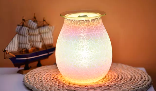 Dim Light Crack Texture Electric US Wax Warmer / Oil Burner