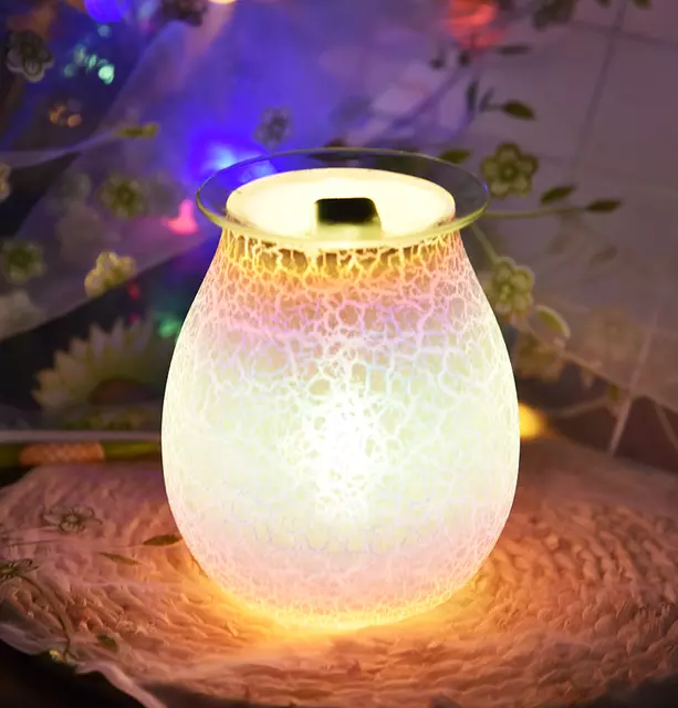 Dim Light Crack Texture Electric US Wax Warmer / Oil Burner