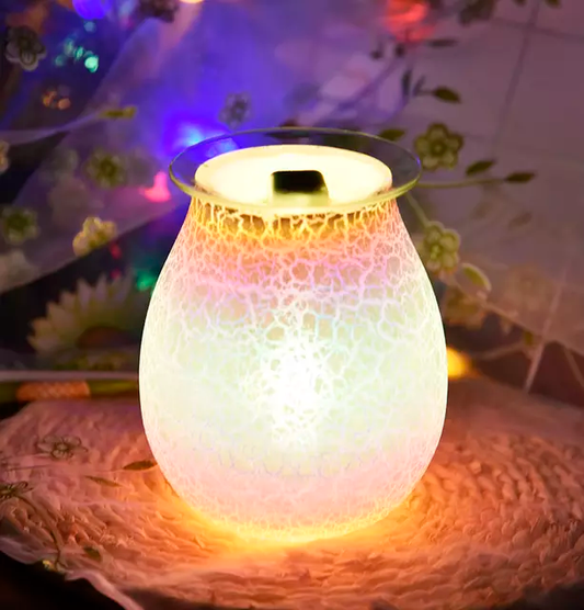 Dim Light Crack Texture Electric US Wax Warmer / Oil Burner