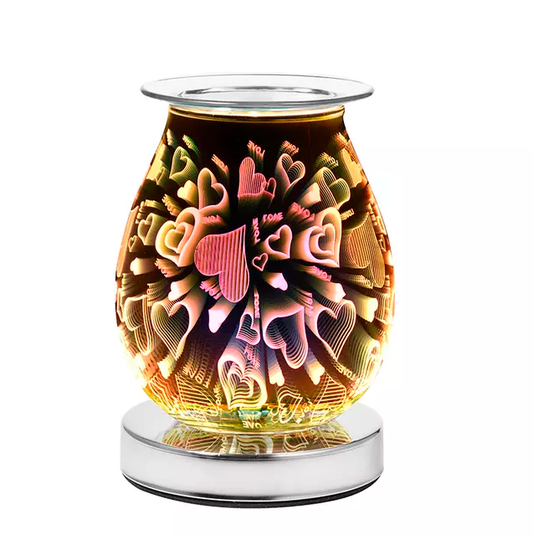 Bunch of Hearts 3D Touch Electric US Wax Warmer / Oil Burner