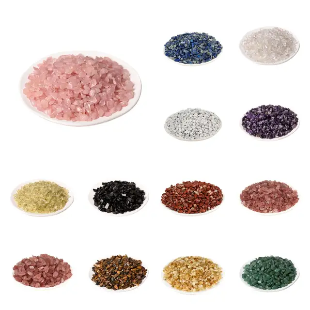 Rose Quartz Polished Crystal Chips | Pack of 100g