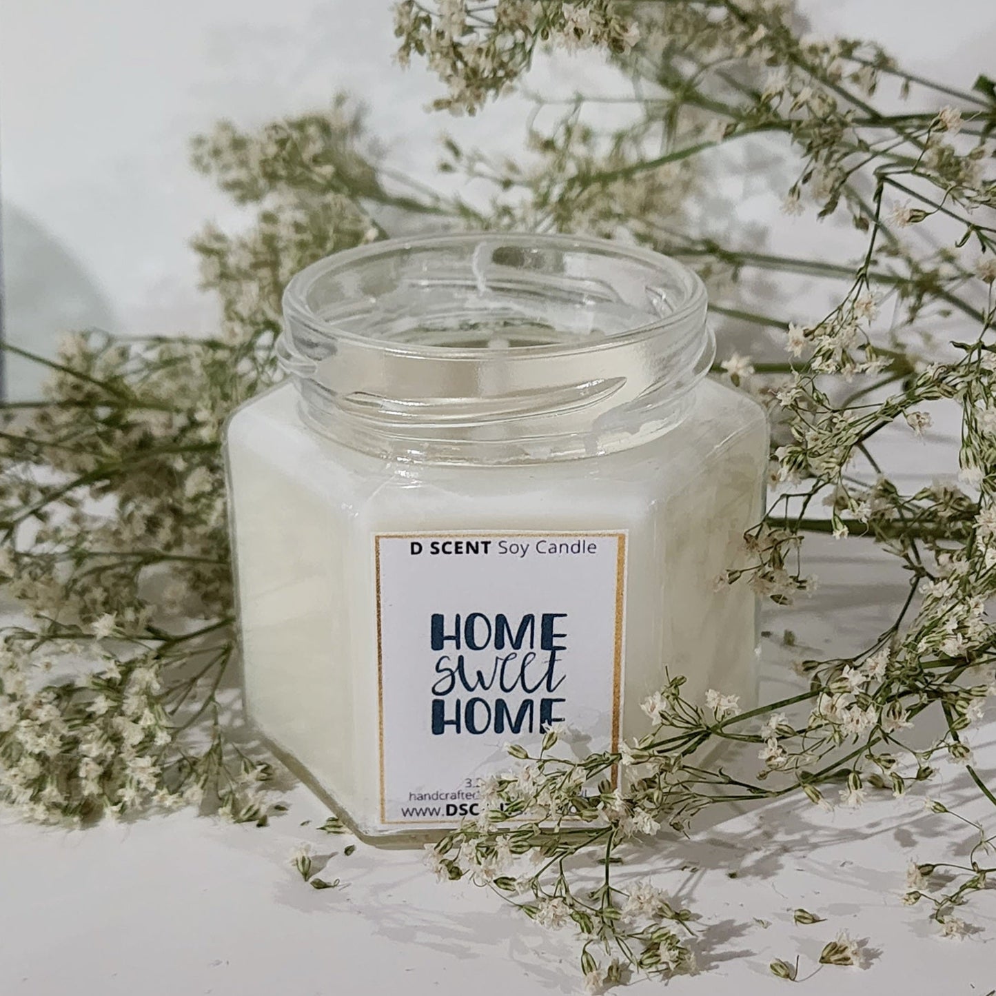 HOME sweet HOME Soy Candle | Small Hex Jar