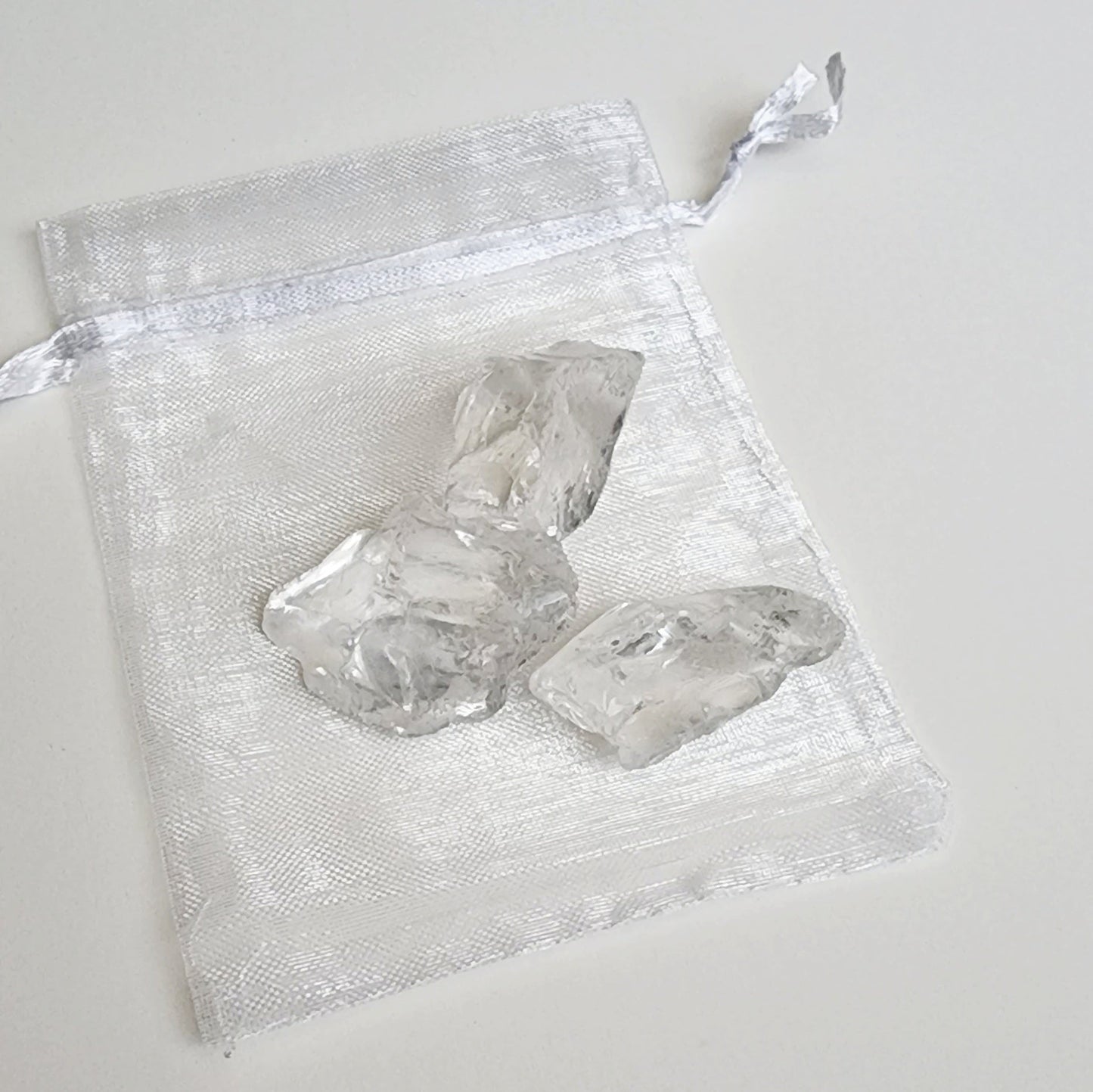 Clear Quartz Raw Crystals | Pack of 3