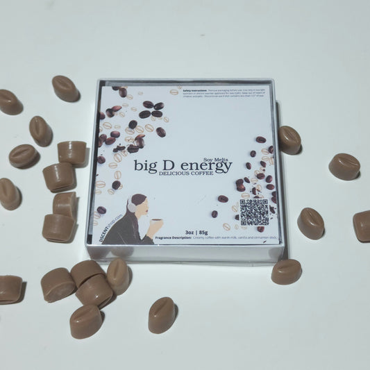 big D energy DELICIOUS COFFEE Soy Wax Melts | Creative Waxes