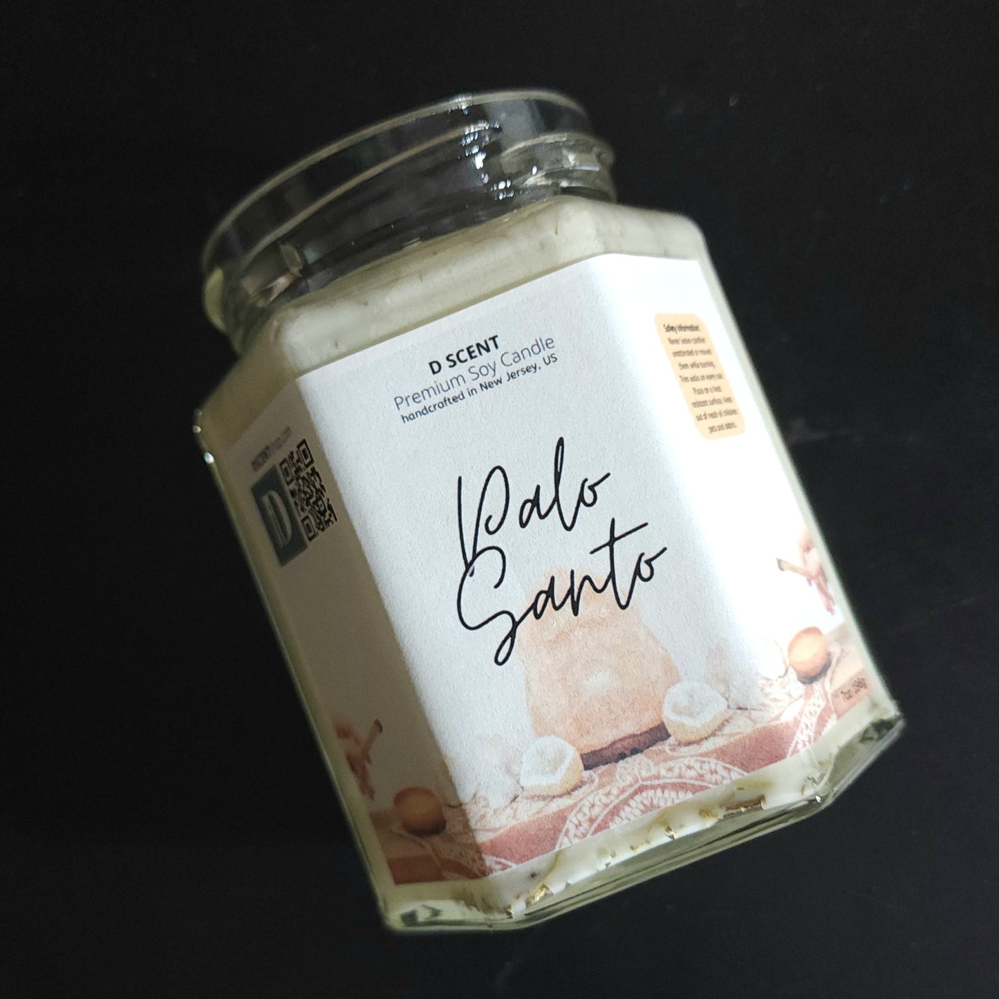 palo SANTO Soy Candle | Large Hex Jar