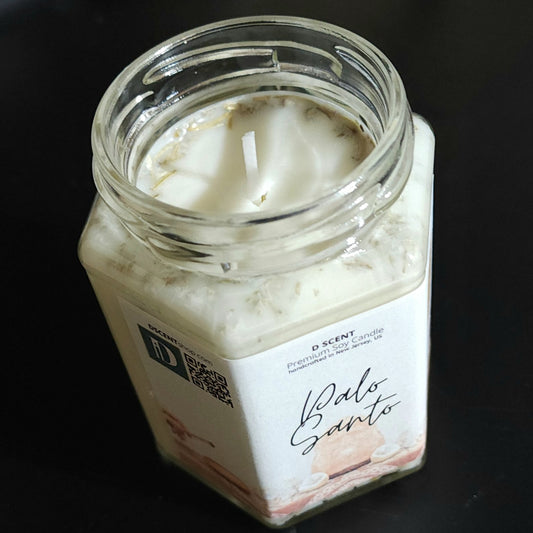 palo SANTO Soy Candle | Large Hex Jar