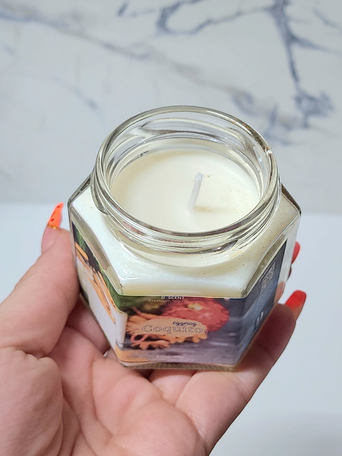 Coquito (Eggnog) Soy Wax Candle | Small Hex