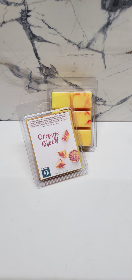 Orange Blood Soy Wax Melts | Clamshell