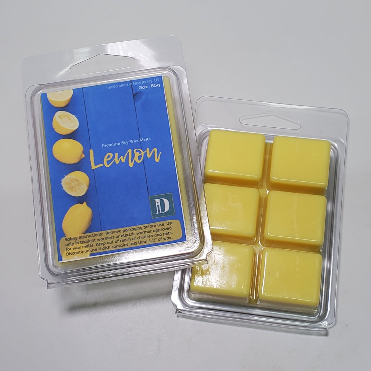 Lemon Soy Wax Melts | Clamshell