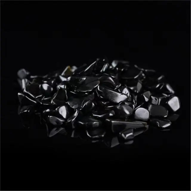 Black Obsidian Polished Crystal Chips | Pack of 100g