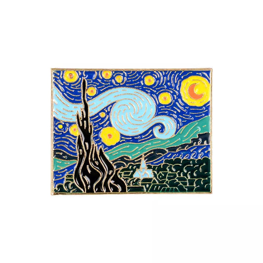 Van Gogh Paint Enamel Pin