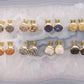 Crystal Druzy Stainless Steel Studs