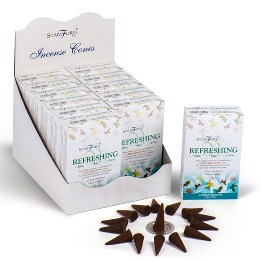 Refreshing (Mint, Sage and Clove) | Stamford Incense Cones