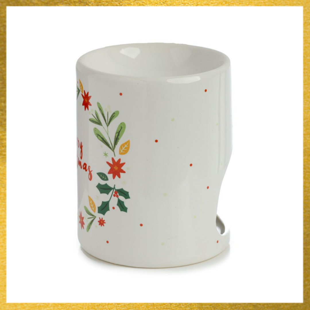 Merry Christmas Oil Burner / Tea Light Warmer