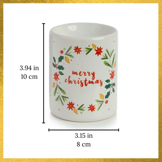 Merry Christmas Oil Burner / Tea Light Warmer