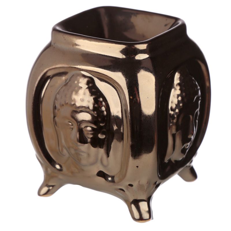 Buddha Ceramic Embossed  Oil Burner / Wax Warmer