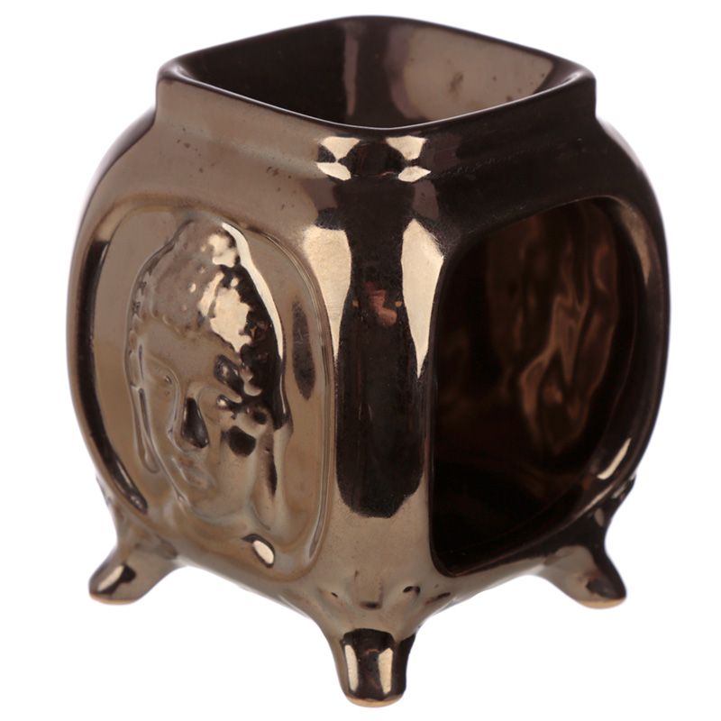 Buddha Ceramic Embossed  Oil Burner / Wax Warmer