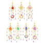 Green Fluorite | Crystal Wind Chime Moon and Sun Catcher