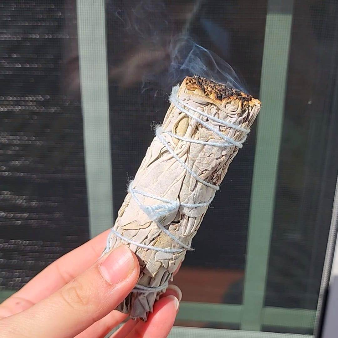 Handcrafted White Sage Smudge Stick (Pack of 3)