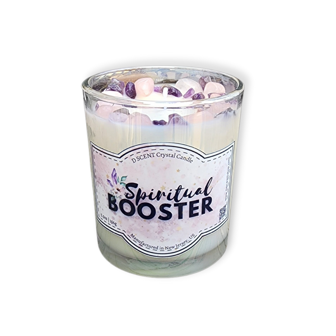 Spiritual BOOSTER Soy Candle | Small Iridescent Jar