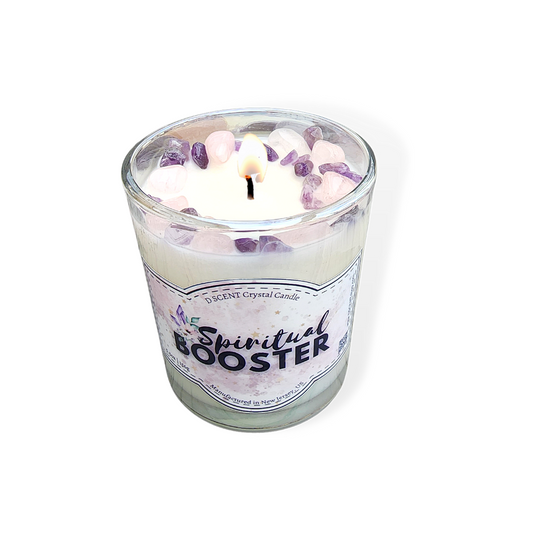 Spiritual BOOSTER Soy Candle | Small Iridescent Jar