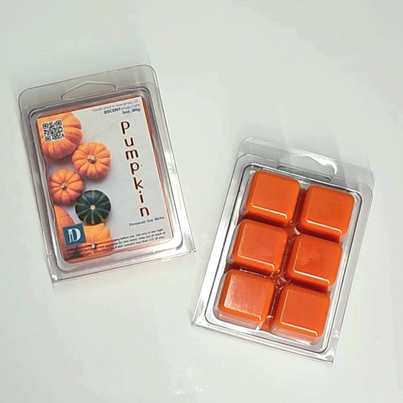 Pumpkin Soy Wax Melts | Clamshell