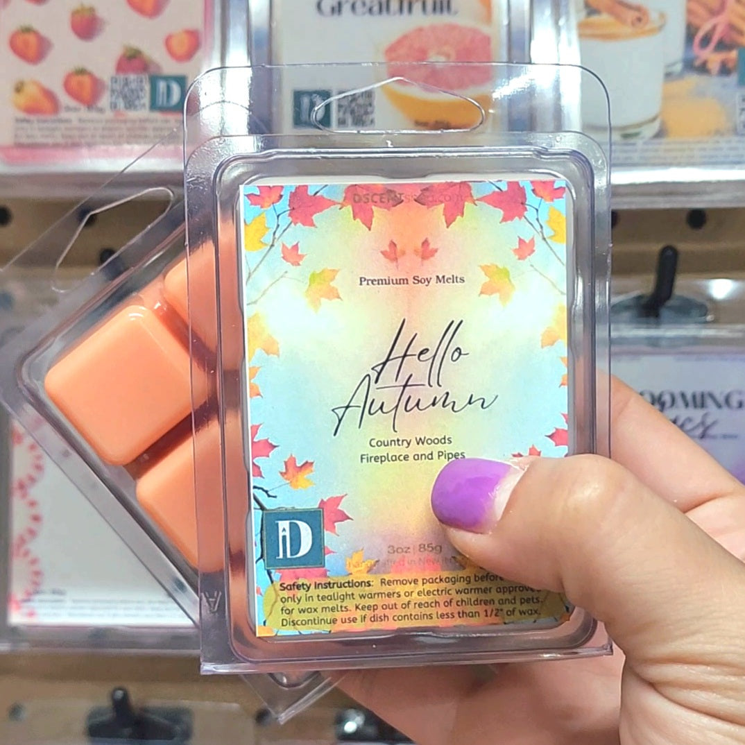 Hello Autumn Soy Wax Melts | Clamshell